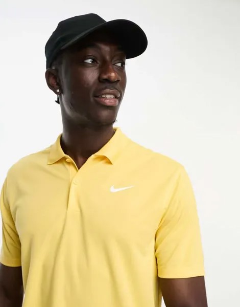 Золотая футболка-поло Nike Golf Victory Solid