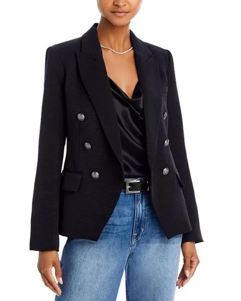 Двубортный пиджак Kenzie L'AGENCE, цвет Black