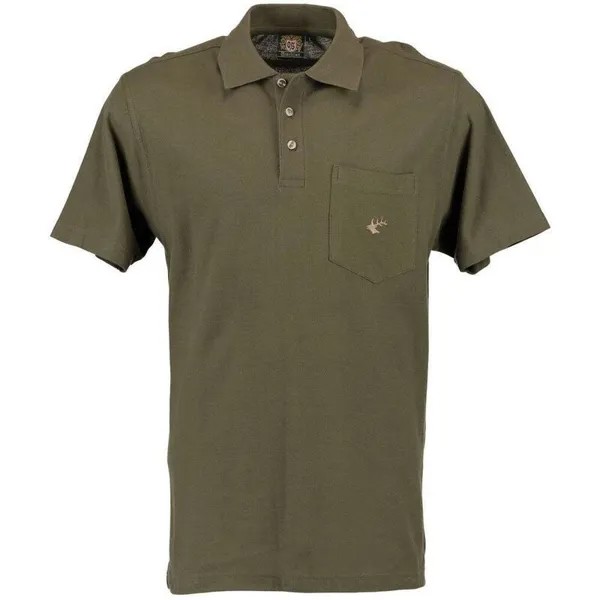 Рубашка-поло OS Trachten с мотивом «прыгающий олень», охотничья рубашка оливкового цвета НОВИНКА