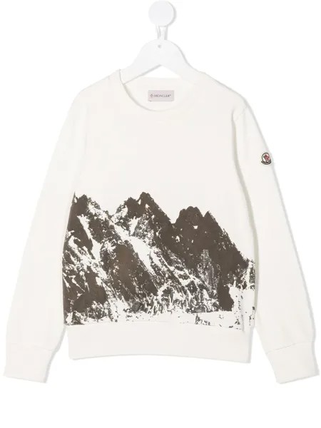 Moncler Enfant толстовка с принтом