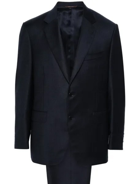 Canali шерстяной костюм, синий
