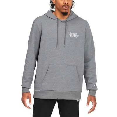 Puma Forever Stronger Pullover Hoodie Мужская серая повседневная спортивная верхняя одежда 539848