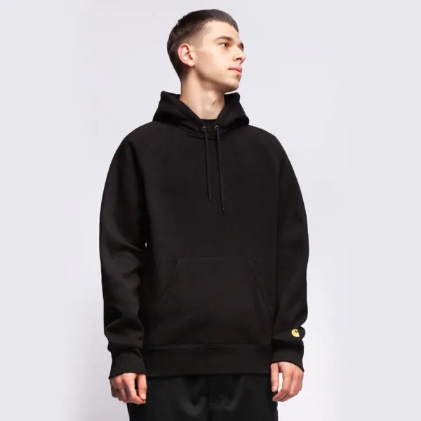 Толстовка с капюшоном CARHARTT WIP Hooded Chase Sweatshirt  Black / Gold 2021