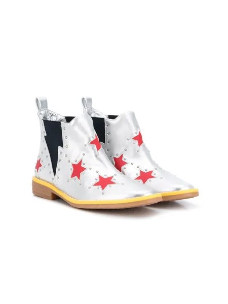 Stella McCartney Kids ботинки с аппликацией