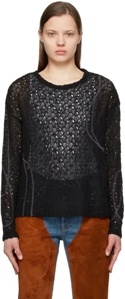 Черный ваттоновый свитер Andersson Bell
