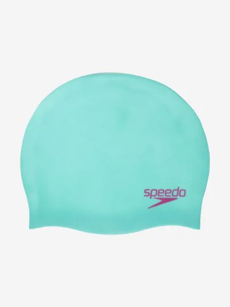 Шапочка для плавания детская Speedo Plain Moud, Голубой