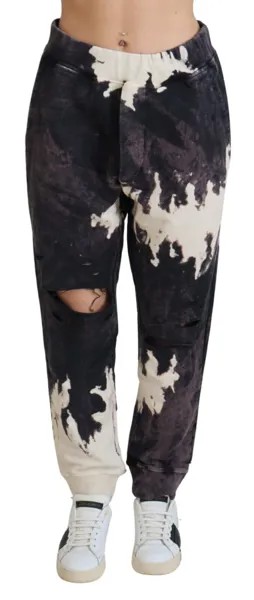 Брюки DSQUARED2 Разноцветные брюки-джоггеры со средней талией IT38/US4/XS 670 долларов США