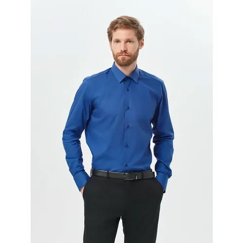 Рубашка Allan Neumann, размер 40 182-188, синий