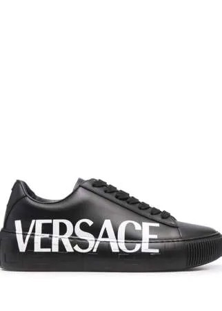 Versace кеды Greca с логотипом