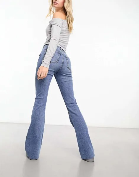 Синие расклешенные джинсы Miss Selfridge