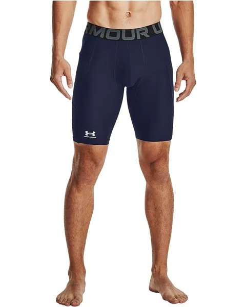 Шорты Under Armour Heatgear Armour Long Shorts, цвет Midnight Navy/White