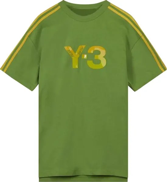 Футболка Y-3 x Palace Logo T-Shirt 'Green', зеленый