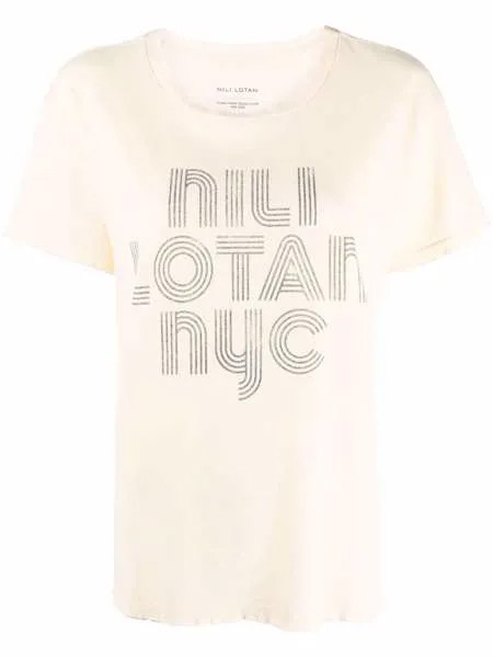 Nili Lotan футболка с логотипом