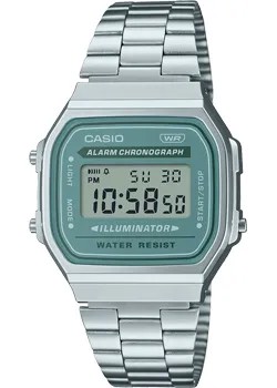 Японские наручные  мужские часы Casio A168WA-3A. Коллекция Vintage