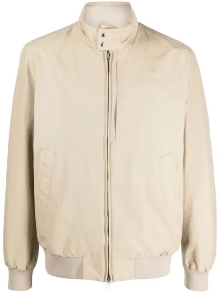 Woolrich бомбер на молнии, нейтральный цвет