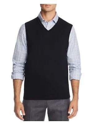 Дизайнерский бренд Mens Black V Neck Classic Fit Sweater Vest XXL