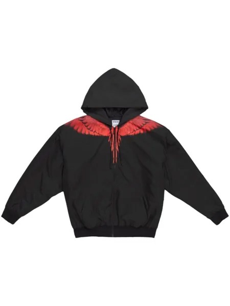 Marcelo Burlon County of Milan куртка Icon Wings с капюшоном, черный
