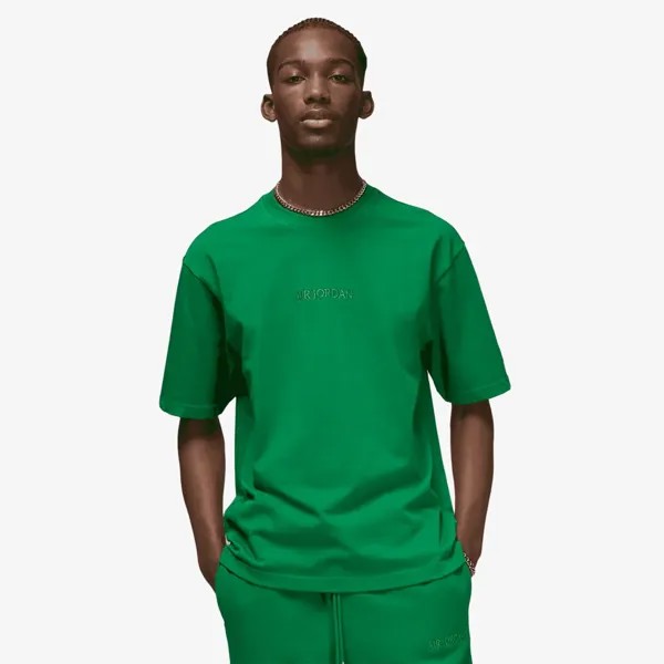 Футболка Wordmark T-Shirt 'Pine Green' Jordan, зеленый