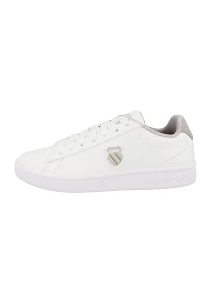 Кроссовки низкие COURT SHIELD K-SWISS, цвет white-ashes of roses cornstalk