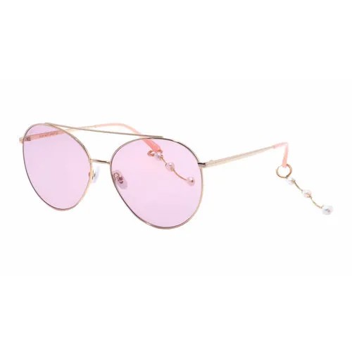 Солнцезащитные очки FOR ART'S SAKE, розовый, золотой