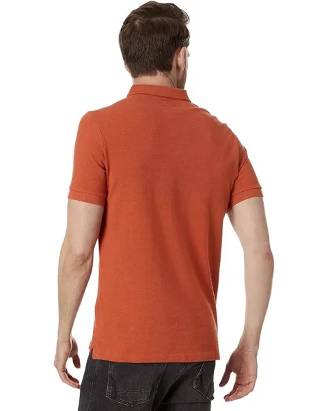 Поло Superdry Classic Pique Polo, цвет Rust Orange Marl