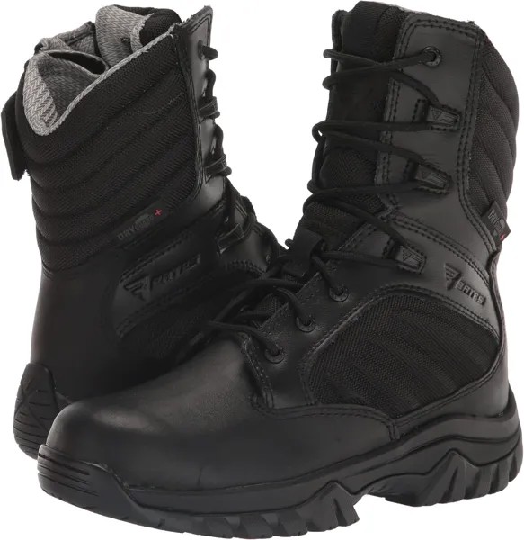 Ботинки на шнуровке GX X2 Tall Side Zip Dryguard+ Bates Footwear, черный