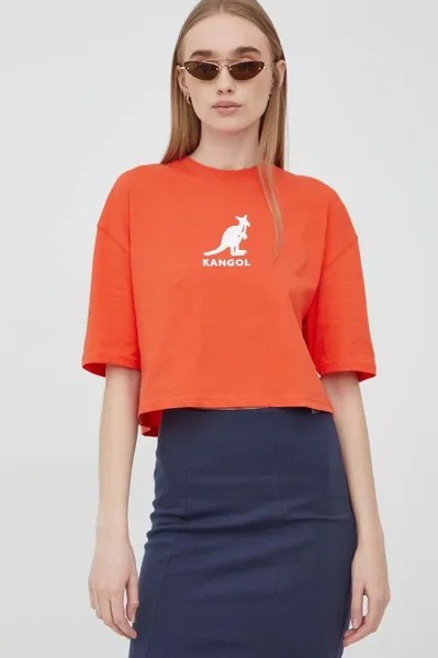Футболка из хлопка Kangol, красный