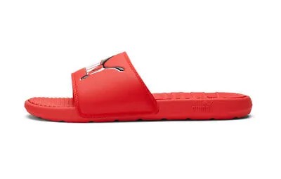 Мужские шлепанцы Puma Cool Cat Leap High Risk красно-черные (383441 02)