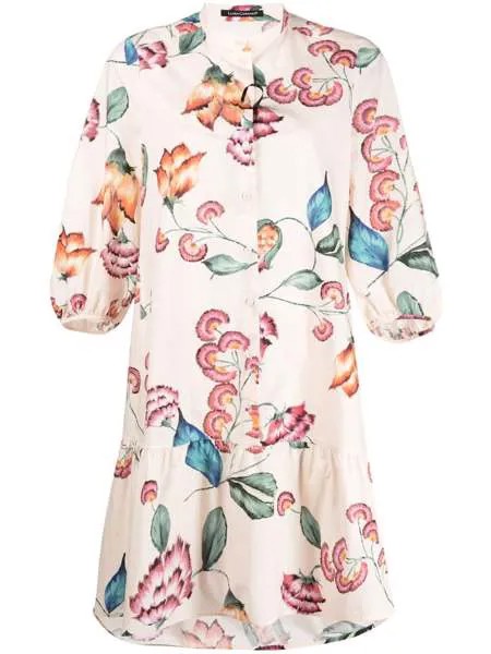 Luisa Cerano платье-рубашка с цветочным принтом