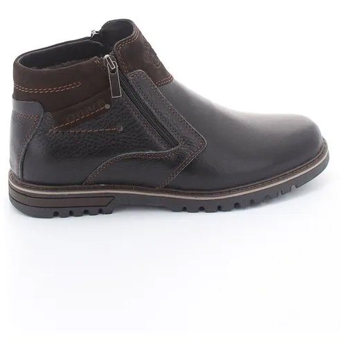 Ботинки Тофа, зимние, натуральная кожа, натуральный нубук, размер 40, черный