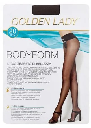 Колготки Golden Lady Bodyform 20 den, размер 4-L, fumo (серый)