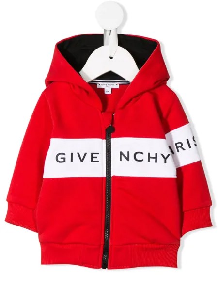 Givenchy Kids толстовка с капюшоном и логотипом