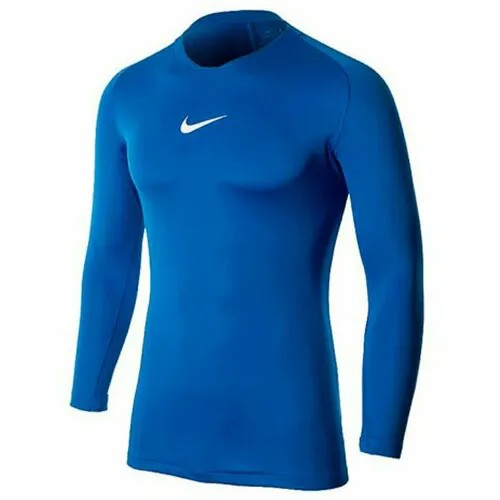 Лонгслив NIKE, размер 50/52, синий