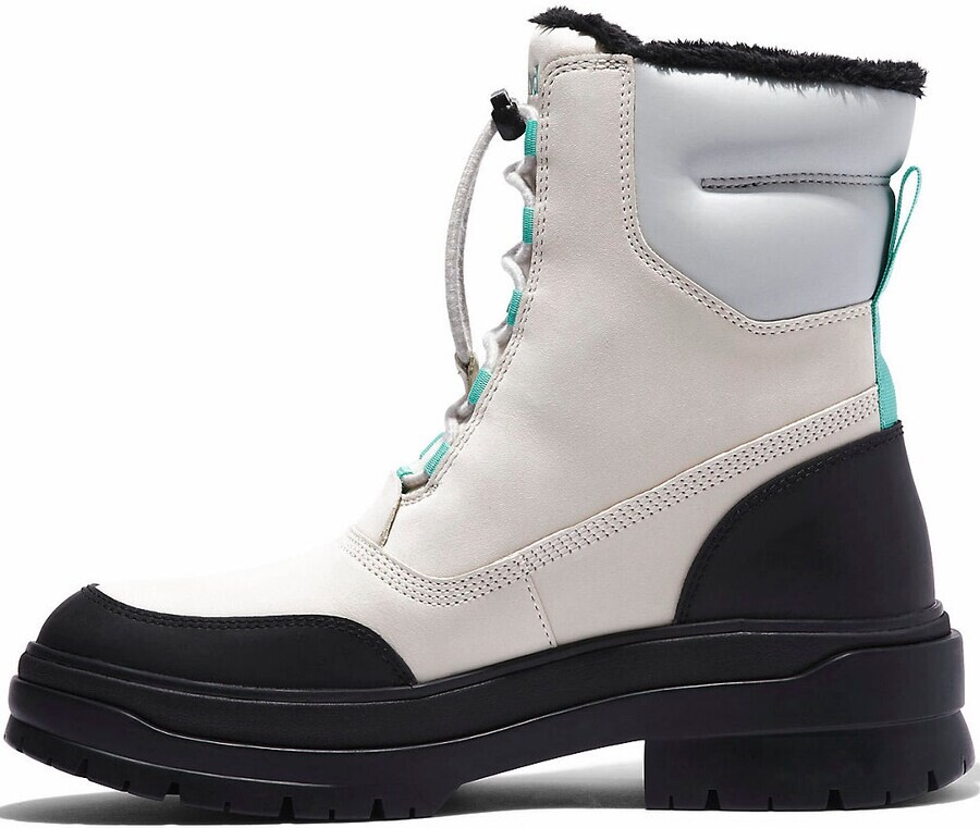 Ботинки на шнуровке Timberland, черный/белый