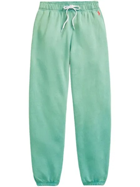 Polo Ralph Lauren спортивные брюки с вышивкой Polo Pony, зеленый