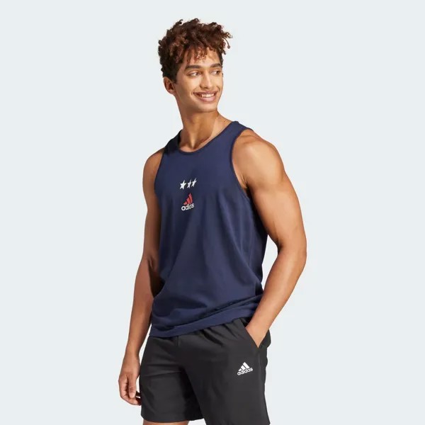 Майка с графическим рисунком Americana Adidas, цвет Legend Ink