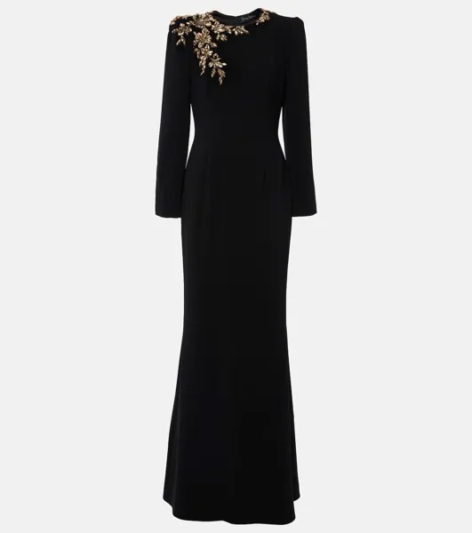 Платье из бисера «Ангельские глазки» Jenny Packham, черный