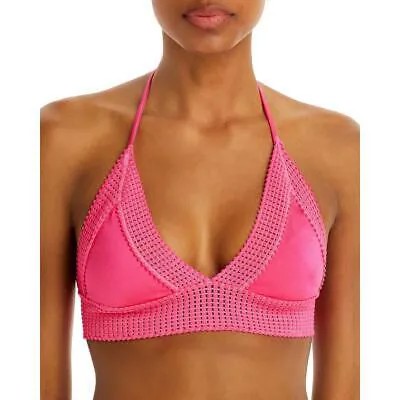 Peixoto Womens Naomi Lace Trim Halter Beachwear Bikini Swim Top BHFO 3635