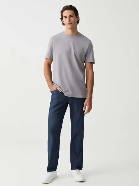 Брюки Slim-Fit с тонкими полосками Ovs, цвет denim blue