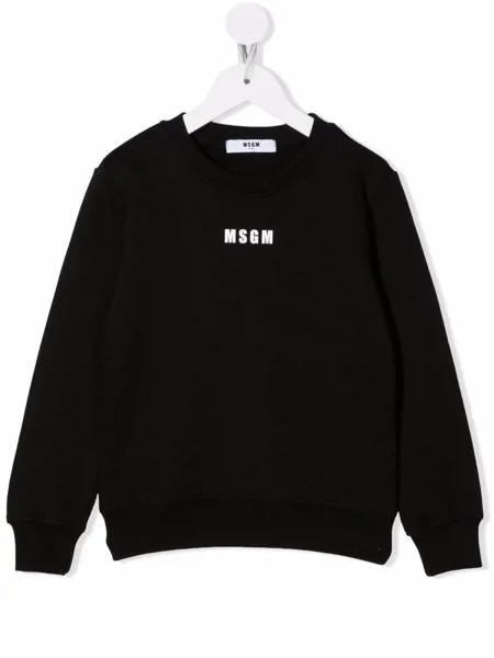 MSGM Kids свитер с логотипом