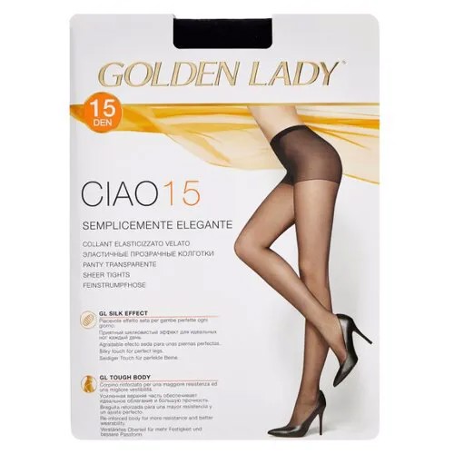 Колготки Golden Lady Ciao 15 den, размер 3-M, nero (черный)