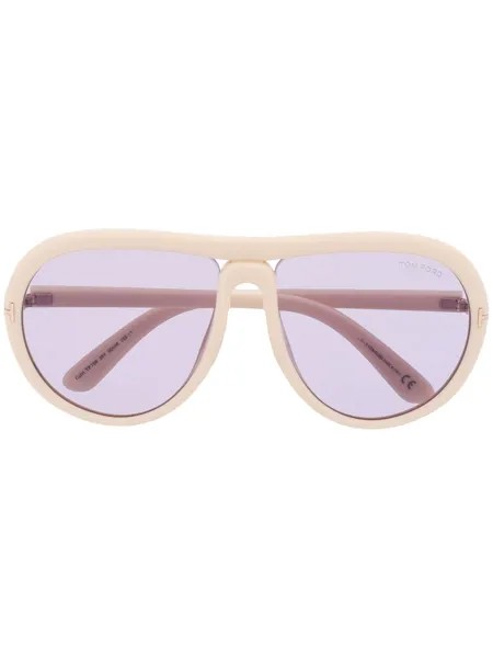 Tom Ford Eyewear солнцезащитные очки-авиаторы FT0768