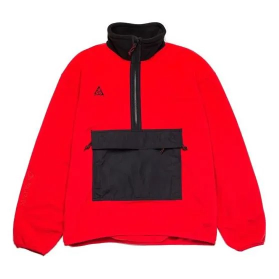 Куртка Nike ACG Fleece Stay Warm Half Zipper Pocket Sports Jacket Red, красный