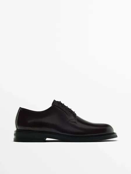 Туфли дерби Massimo Dutti, коричневый