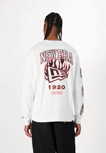 Футболка с длинным рукавом FLAG FLAME TEE New Era, белый