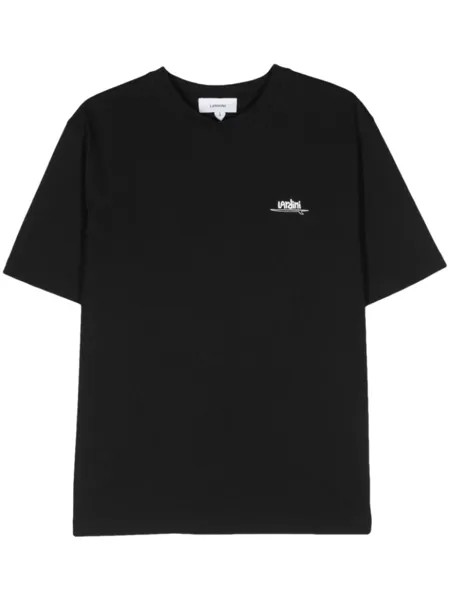 Lardini футболка с логотипом, черный