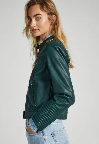 Куртка из синтетической кожи Pepe Jeans НИКОЛЬ, зеленый