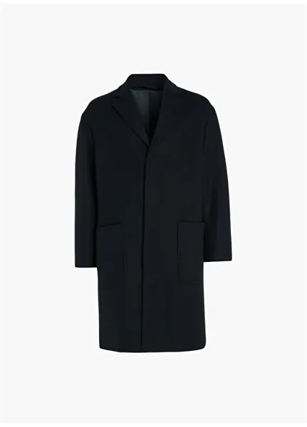 Черное мужское пальто Calvin Klein
