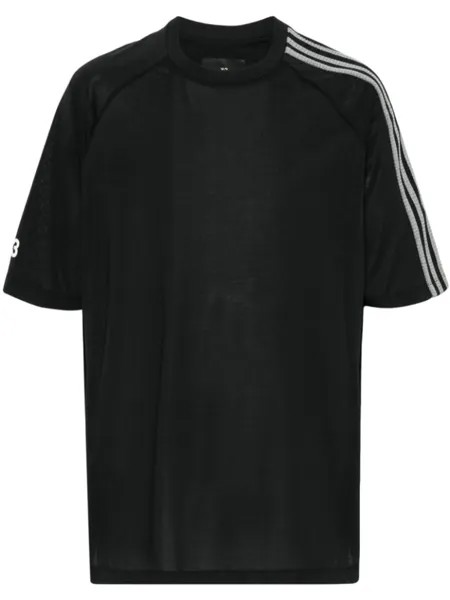 Y-3 футболка с логотипом, черный