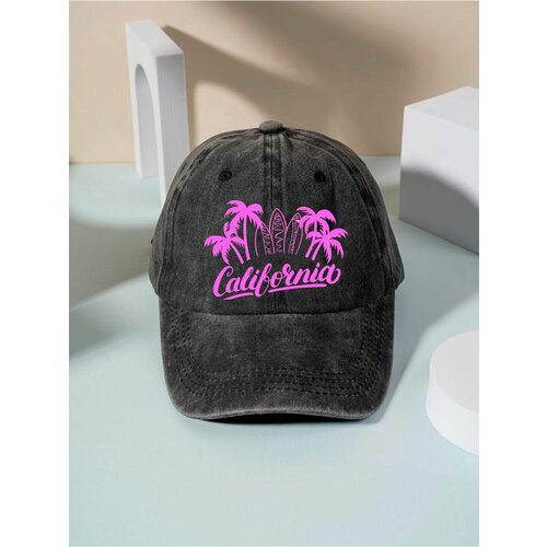 Бейсболка Barviha Shop, размер ONE SIZE, черный, серый
